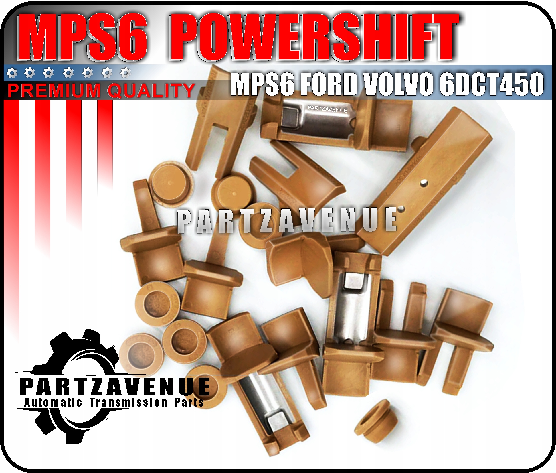 6DCT450 - КОМПЛЕКТ ДЛЯ РЕМОНТА POWERSHIFT MPS6 FORD VOLVO GETRAG