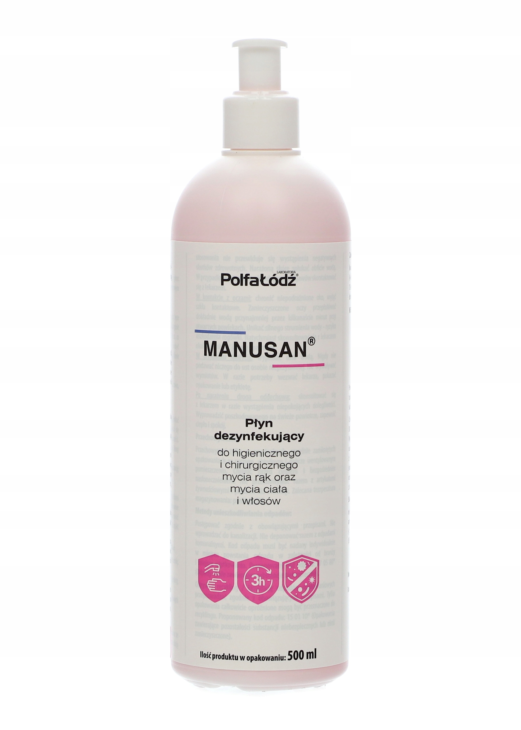 

Manusan 500 ml z Pompką dezynfekcja rąk, Polfa
