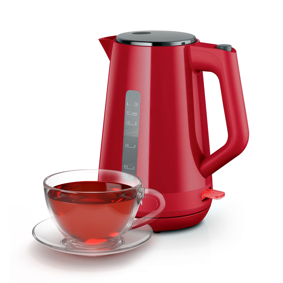Czajnik elektryczny Bosch MyMoment TWK1M124 1.7l Bezprzewodowy Czerwony