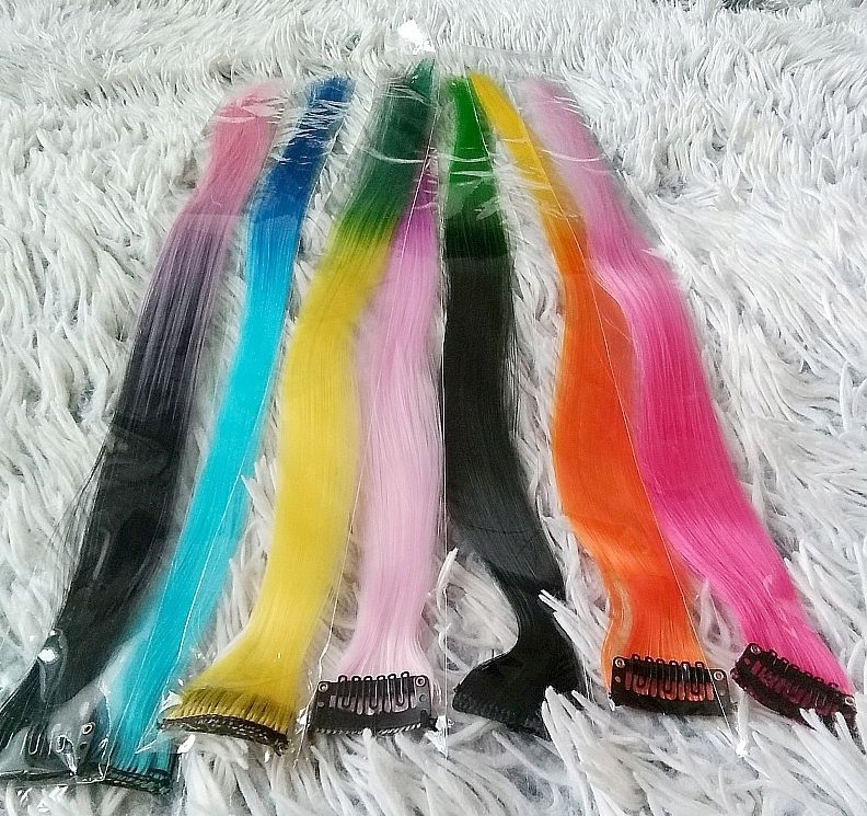 PASMA PASEMKA WŁOSÓW KOLOROWYCH OMBRE NA KLIPSIE Kod producenta 5905610656324