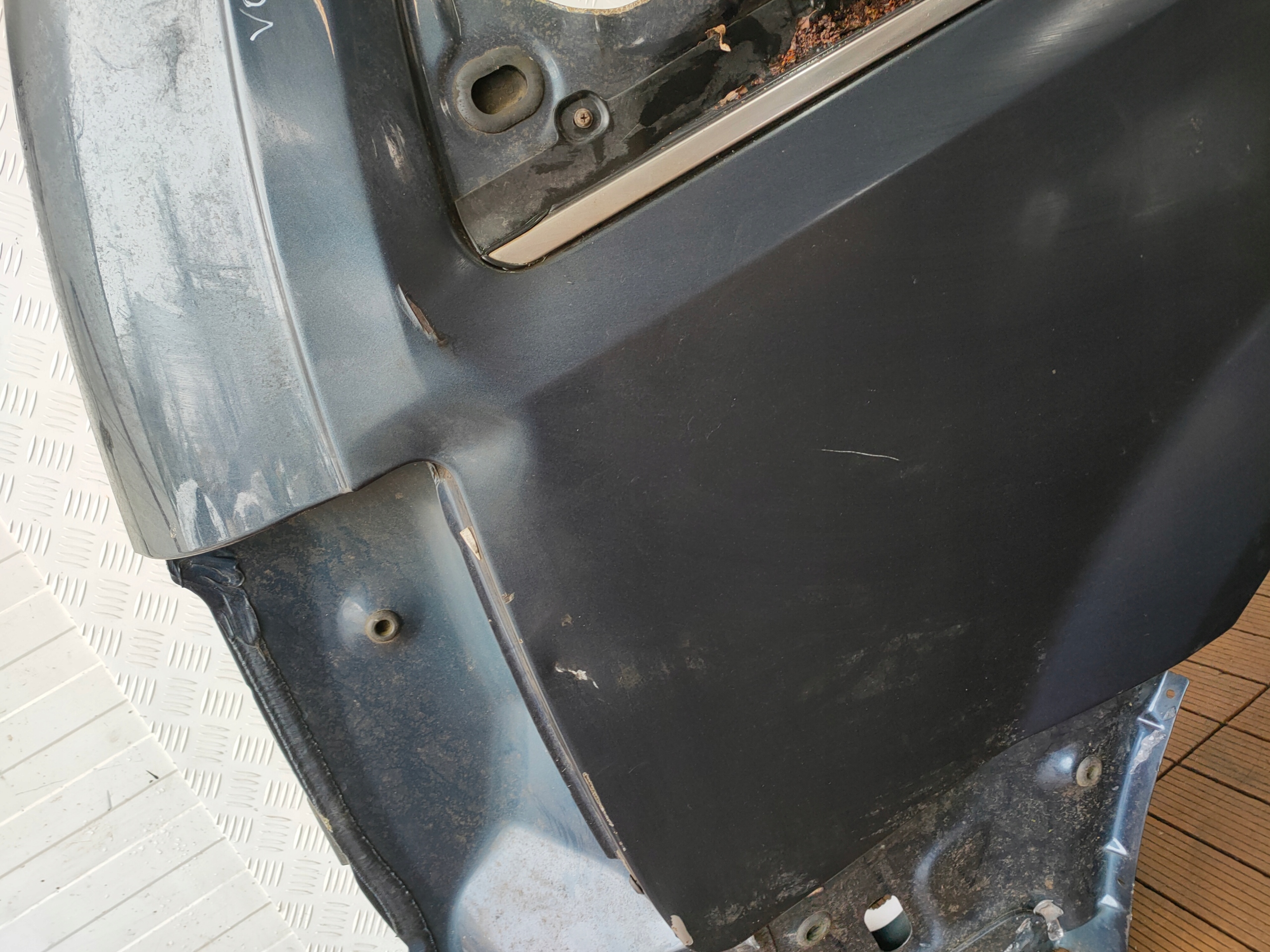 CHRYSLER VOYAGER V 08- fender rear right threshold BOK rear part