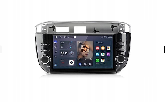 Radio Nawigacja Gps Android Fiat Punto Evo Linea 2012-2018 Carplay 4/64GB