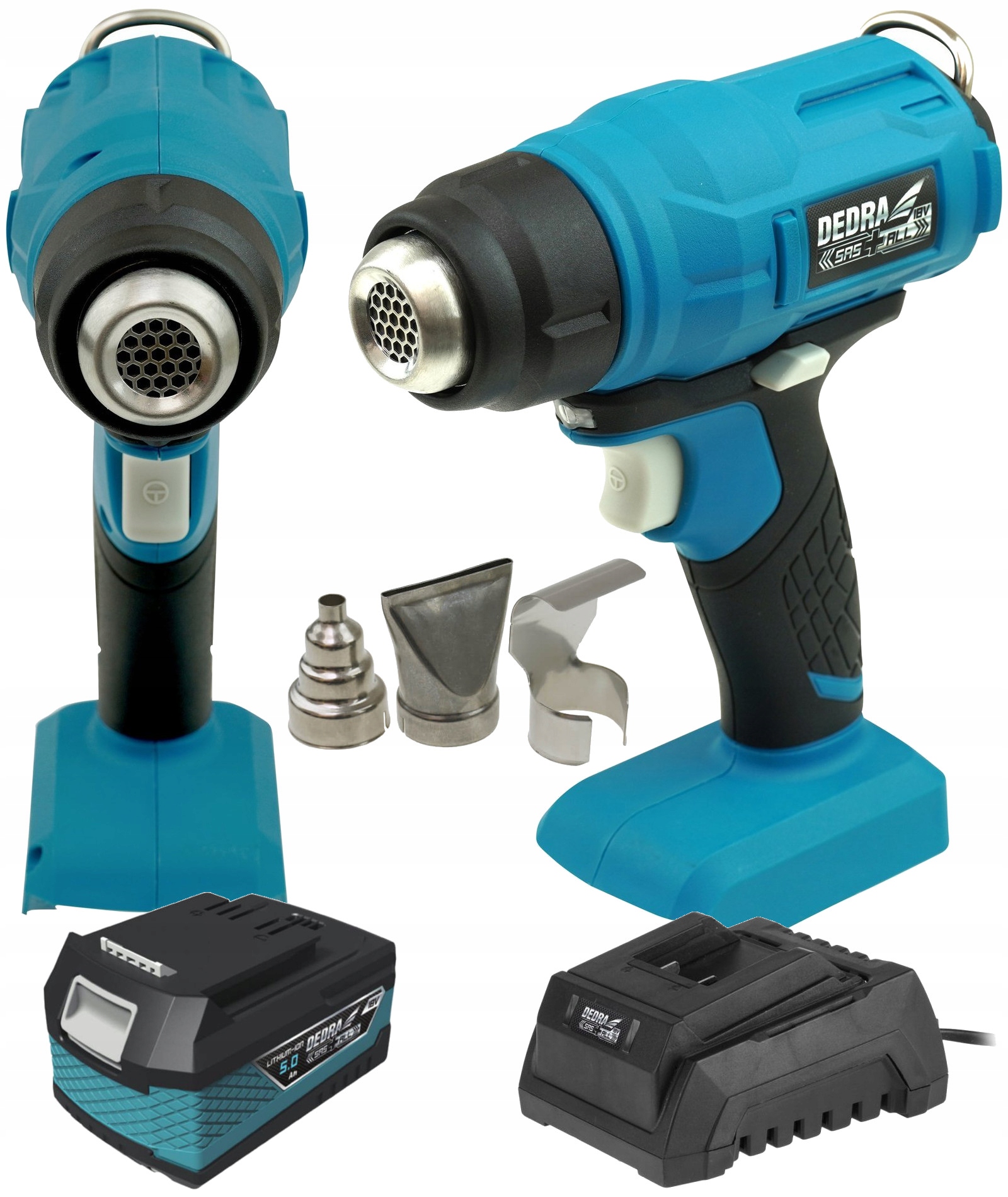 OPALARKA AKUMULATOROWA 18V 5Ah DEDRA DED7058 DYSZE