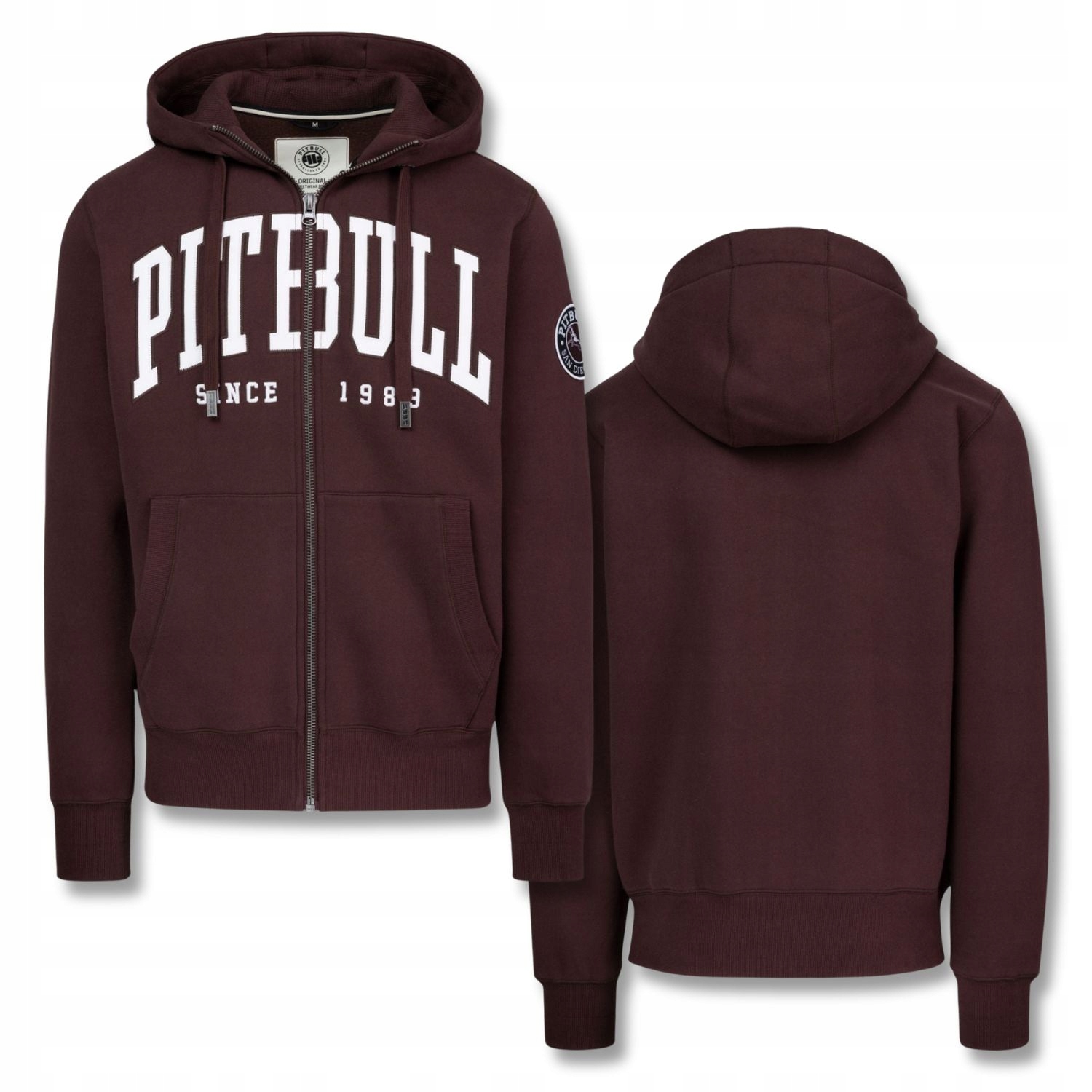 Pánská s kapucí Pitbull Norton Classic Střih Rozepínací Mikina