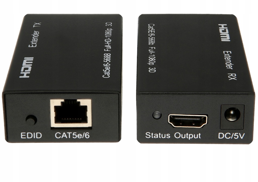 Extender Konwerter Hdmi na Lan Po Skrętce RJ45 60M