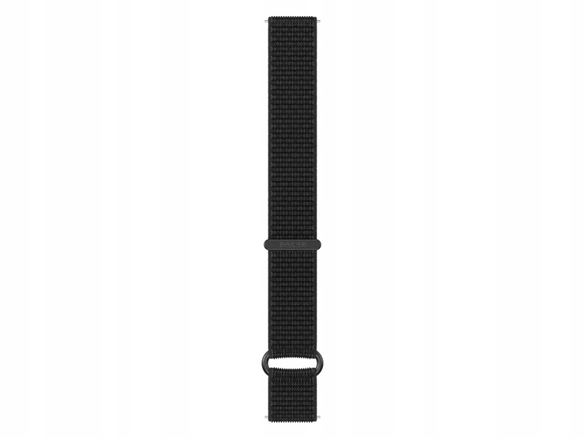 Polar pasek 22mm tekstylny na rzep czarny M/L