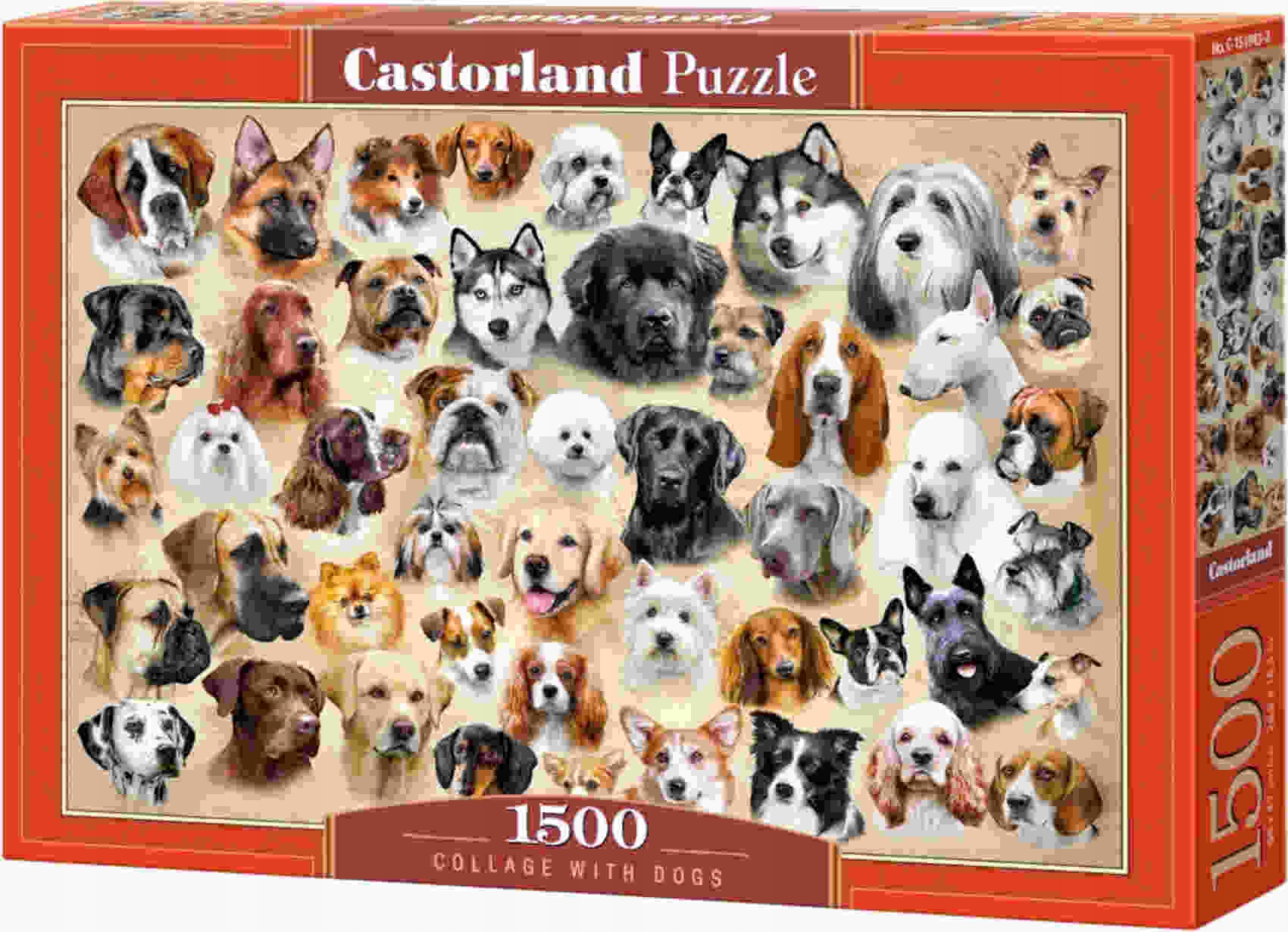 Puzzle 1500 el. Psy, Psiaki, Pieski Najlepsi Przyjaciele Człowieka, Dogs