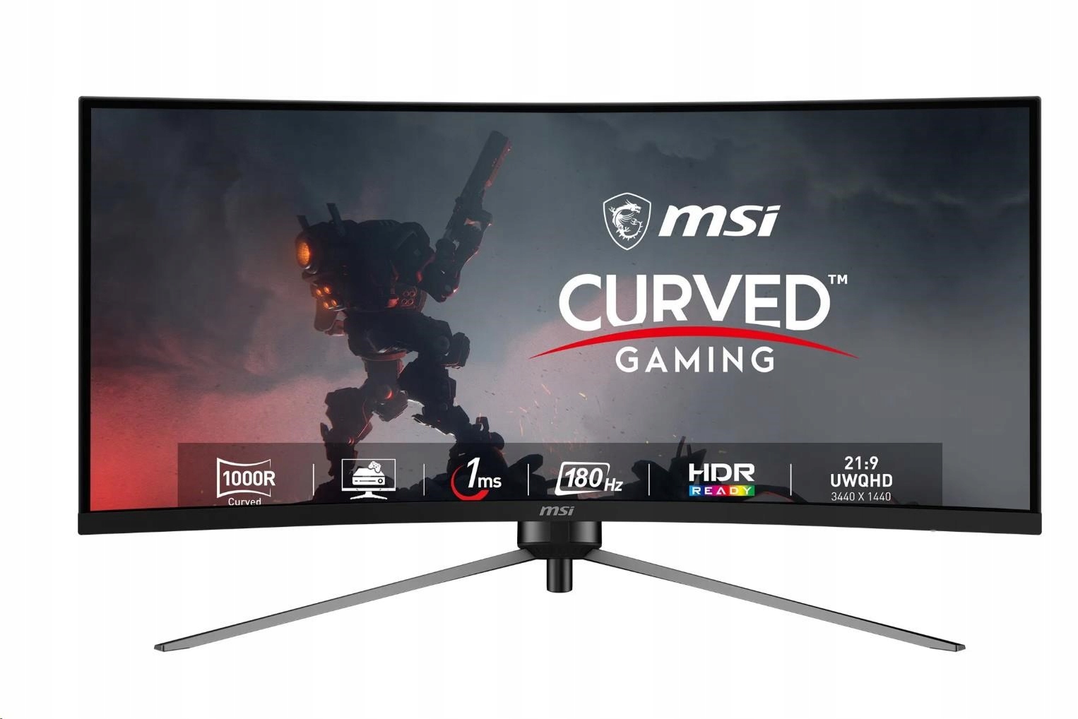 Msi Mag/ 345CQR/ 34"/ Va/ wQHD/ 180Hz/ 1ms/ Čierna/ 3R Mag 345CQR