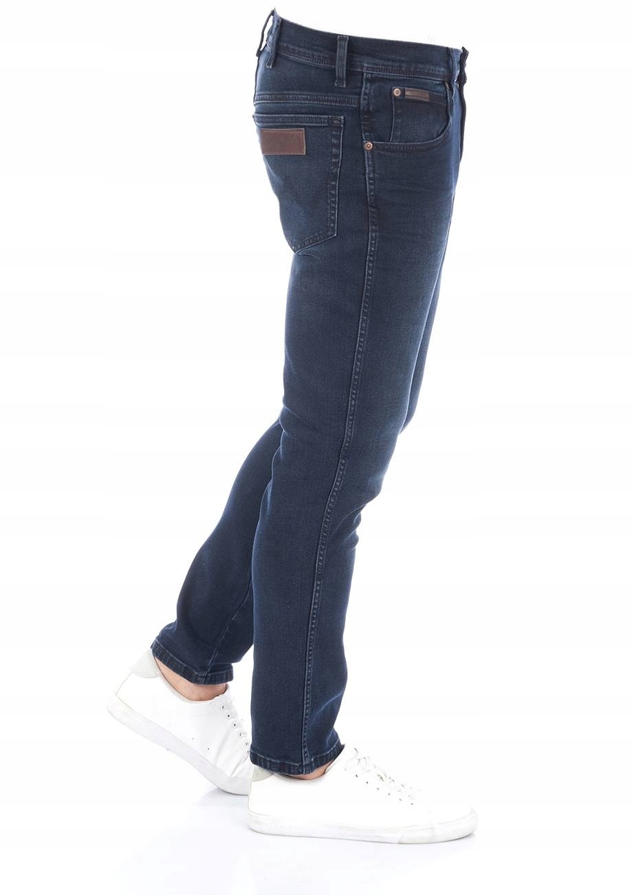 WRANGLER TEXAS SLIM ROUGH BLUE W12SLR20V 33/30 Płeć mężczyzna