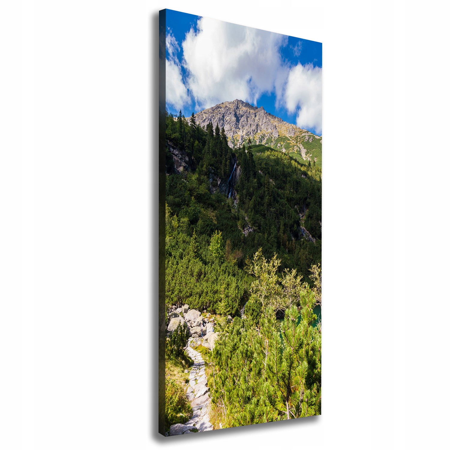 

Foto obraz na płótnie Morskie oko Tatry 50x125 cm