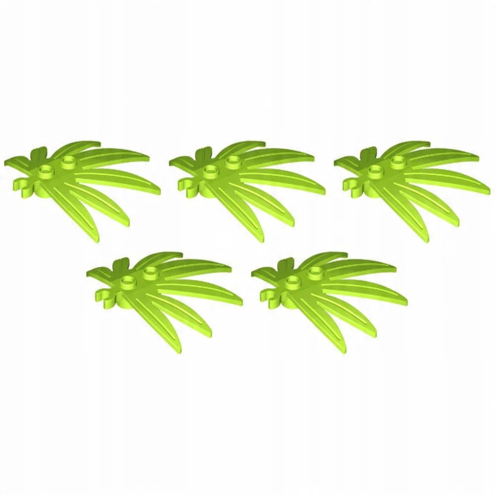 

Pakiet Lego 10884 Liść Palmy limonkowy lime 5szt N