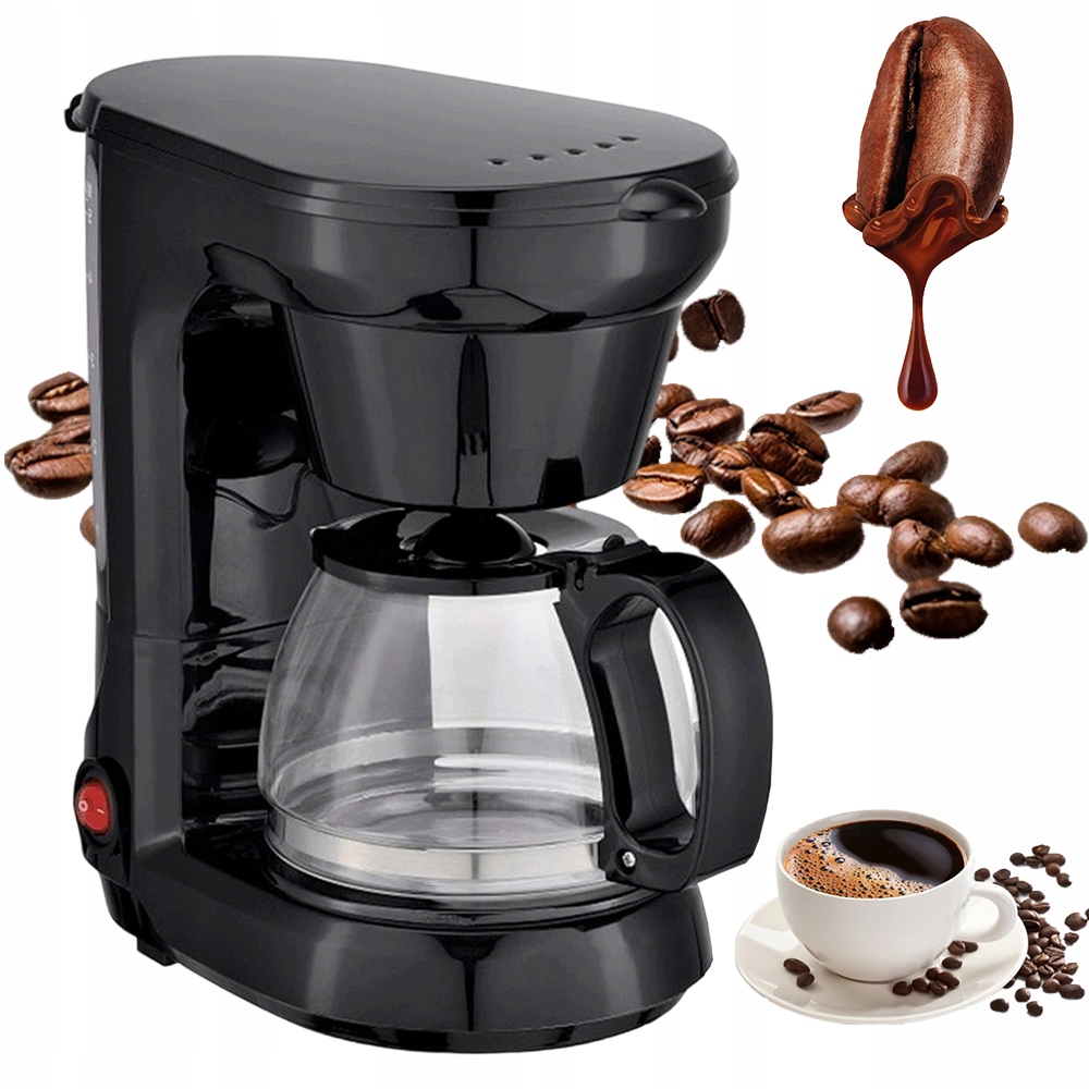 Překapávač s funkcí stop kapi pro malou kuchyň 650 W 750 ml