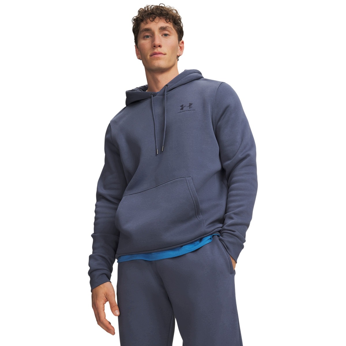 Męska bluza dresowa Under Armour Ua Icon Fleece Hoodie Niebieski L