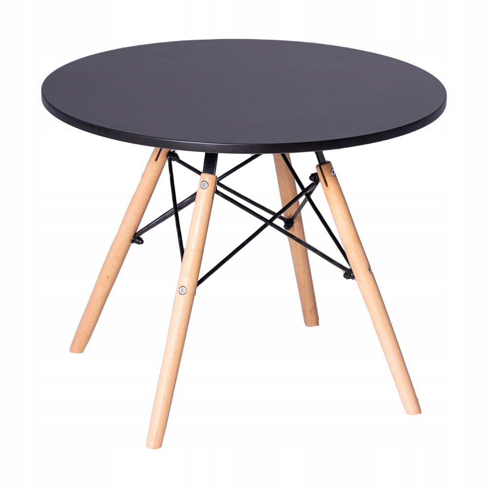 

Stolik kawowy dsw skandynawski 60cm czarny