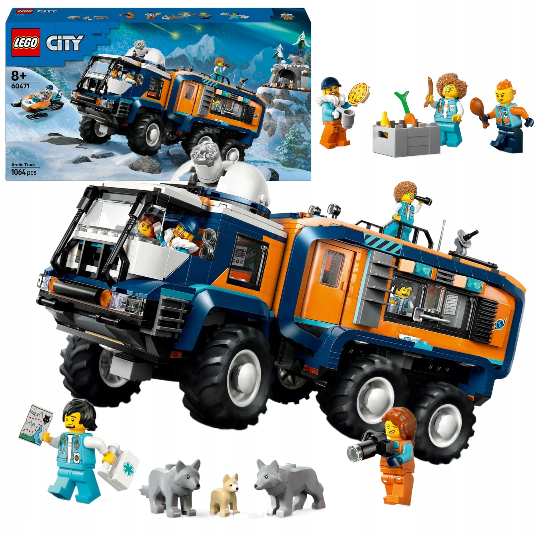Lego City 60471 Nákladní automobil z laboratoře arktické objevitelky