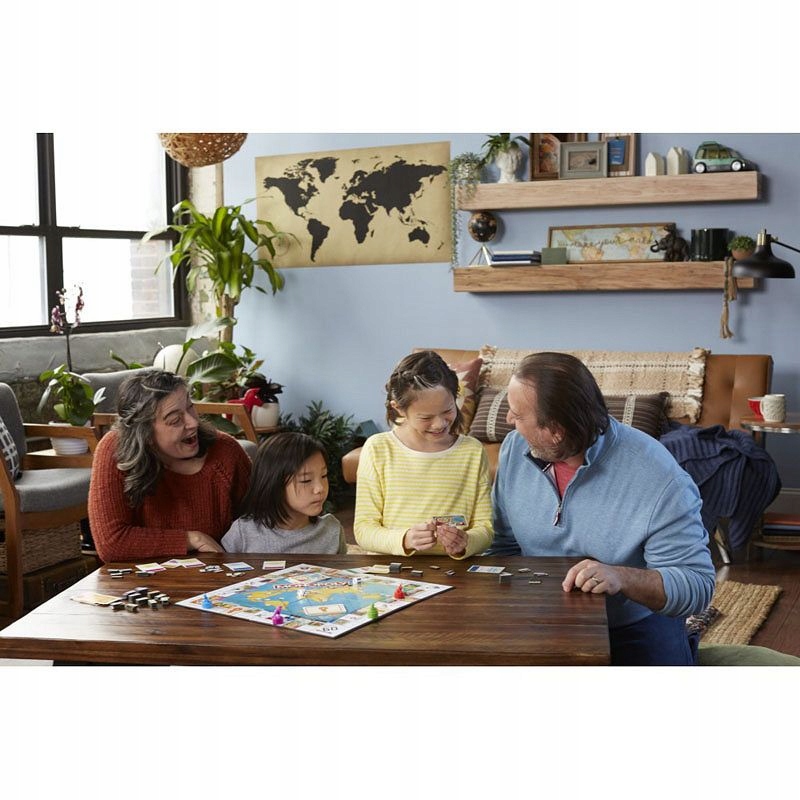 Zestaw GRA MONOPOLY PODRÓŻ DOOKOŁA ŚWIATA i GRA 5 MINUTE DUNGEON LOCH Wiek gracza 8-11 lat 12-14 lat 15-18 lat 18+