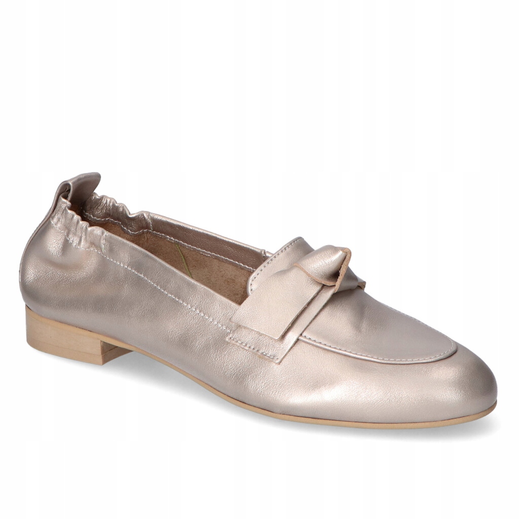 Elegantní zlaté mokasíny Fabio Fabrizi