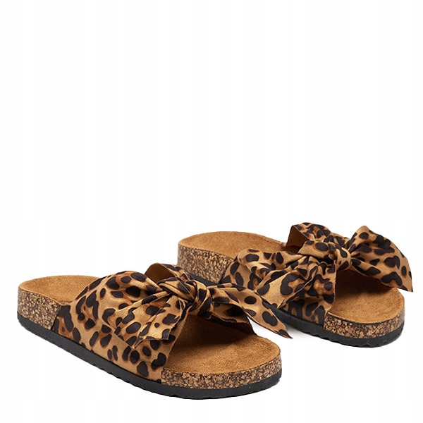 

Damskie Klapki W Panterkę Z Kokardką Xeria 38