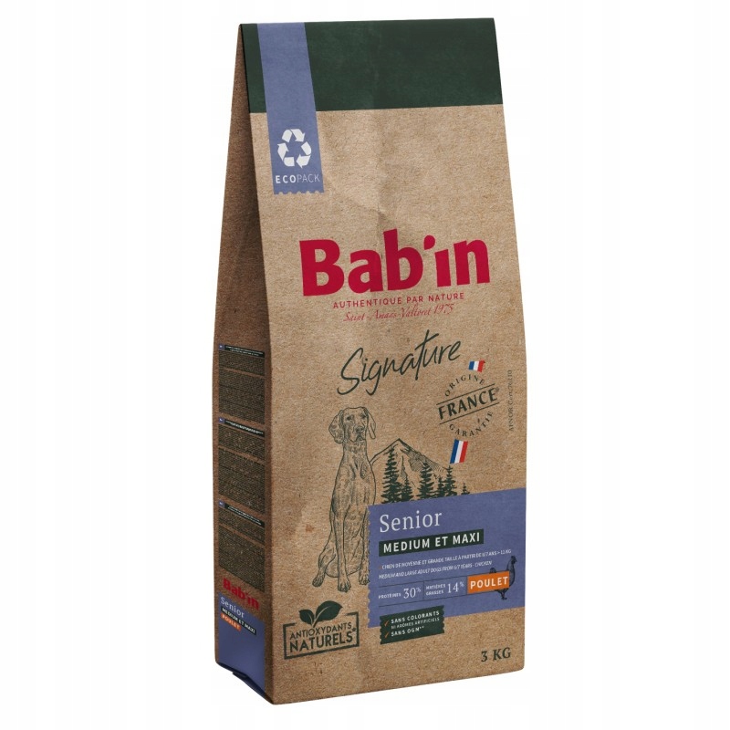 Bab'in Signature Medium & Maxi Senior pro psy středních a velkých plemen 3 kg
