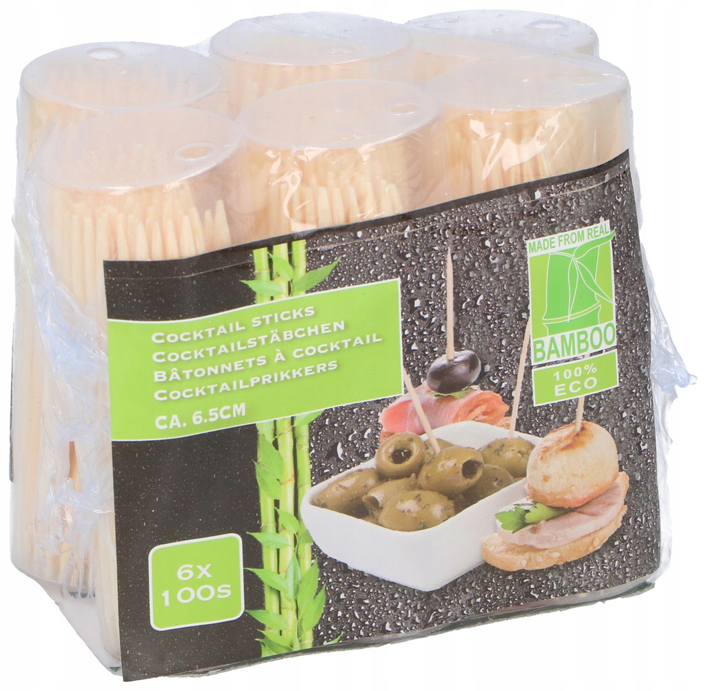 

Wykałaczki Patyczki Bambusowe 6 X 100 Szt 2515