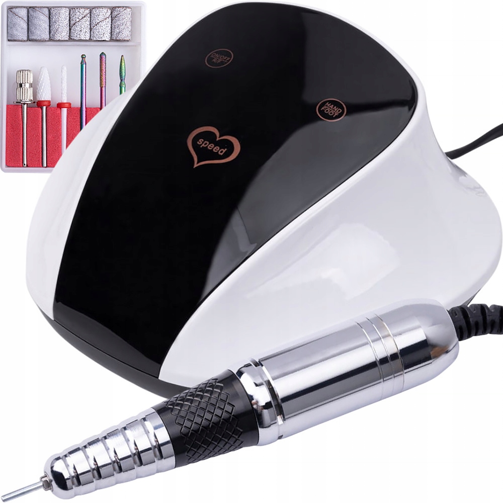 Profesjonalna Frezarka Do Paznokci Manicure Pedicure M18 65W Nośnik Frezy