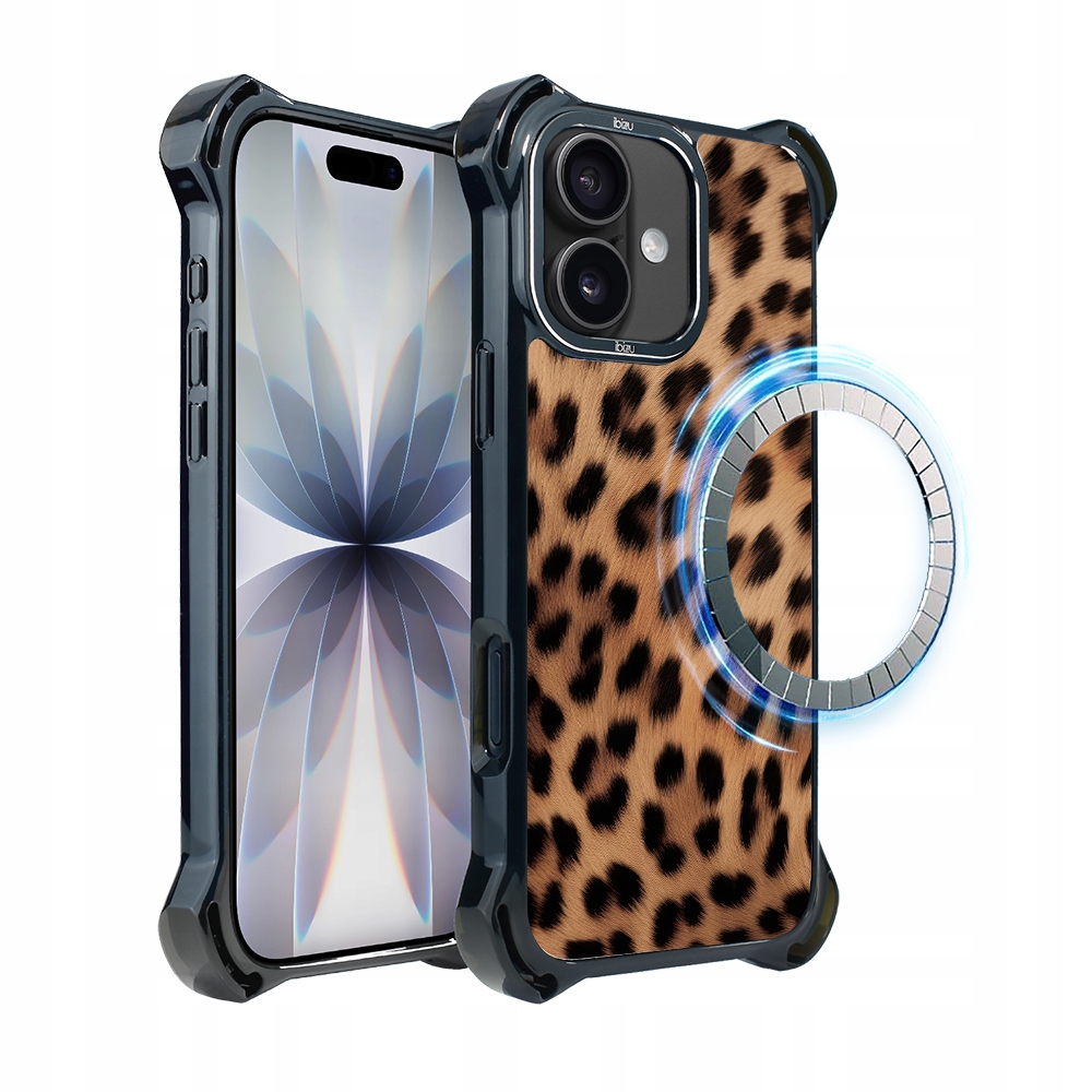 Pouzdro pro iPhone 17 Ibizu DropGuard Ultra s MagSafe, Zew Nature, Pantera