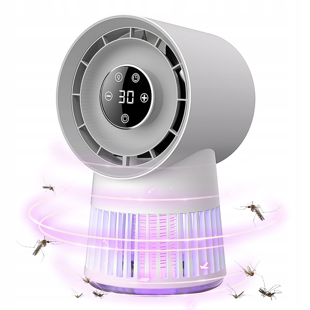 Elektrická Insekticidní Lampa 2V1 Uv Proti Komárům S Venkovním Ventilátorem