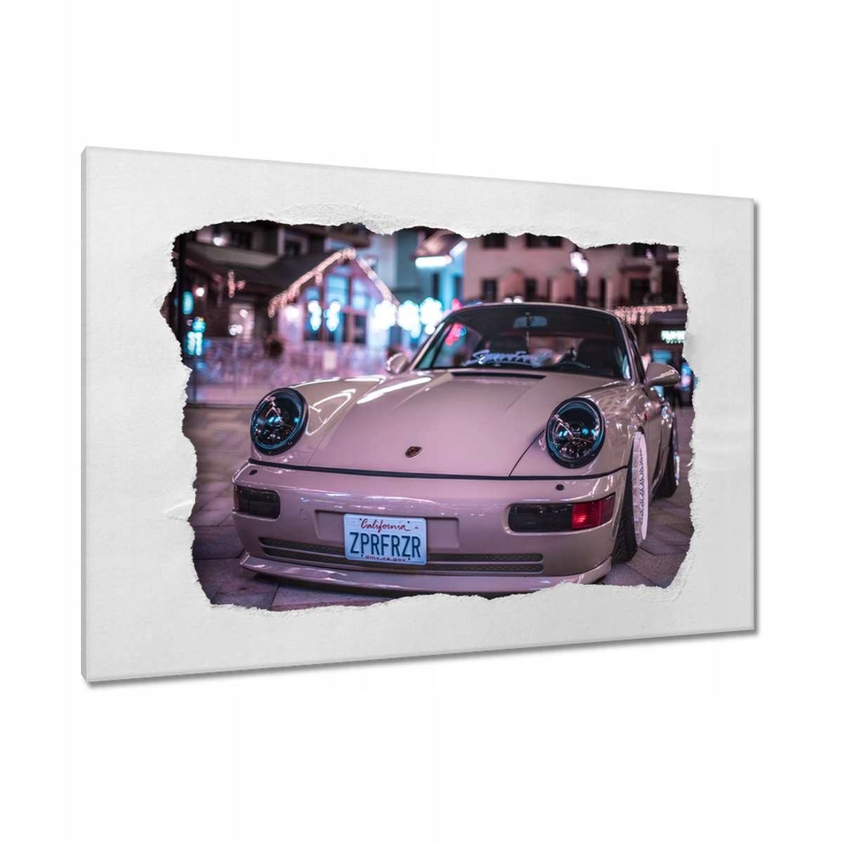 Obrazy 120x80 Bílé Porsche