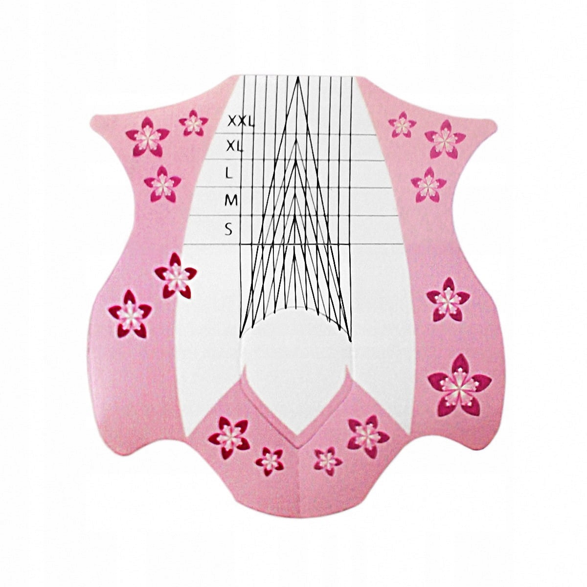 Šablony-formy široké 2-funkční Bass Cosmetics