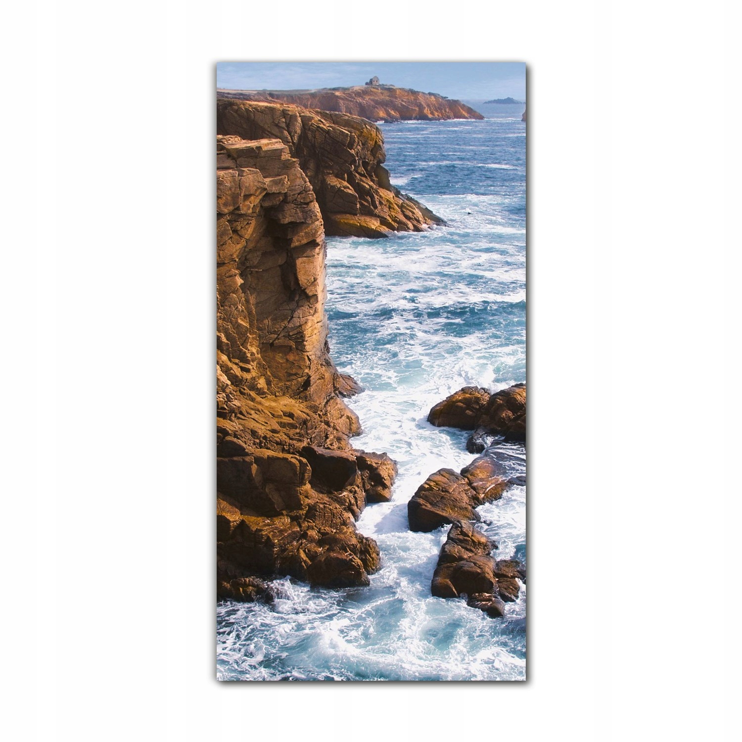 

Foto szklane do sypialni 70x140 Francja fale woda
