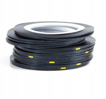 

Samoprzylepna nitka do stylizacji paznokci Czarna