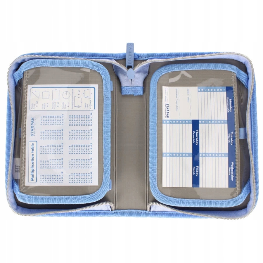 PIÓRNIK SZKOLNY ROZKŁADANY DWUKLAPKOWY PIES PIESEK Typ rozkładany pojedynczy