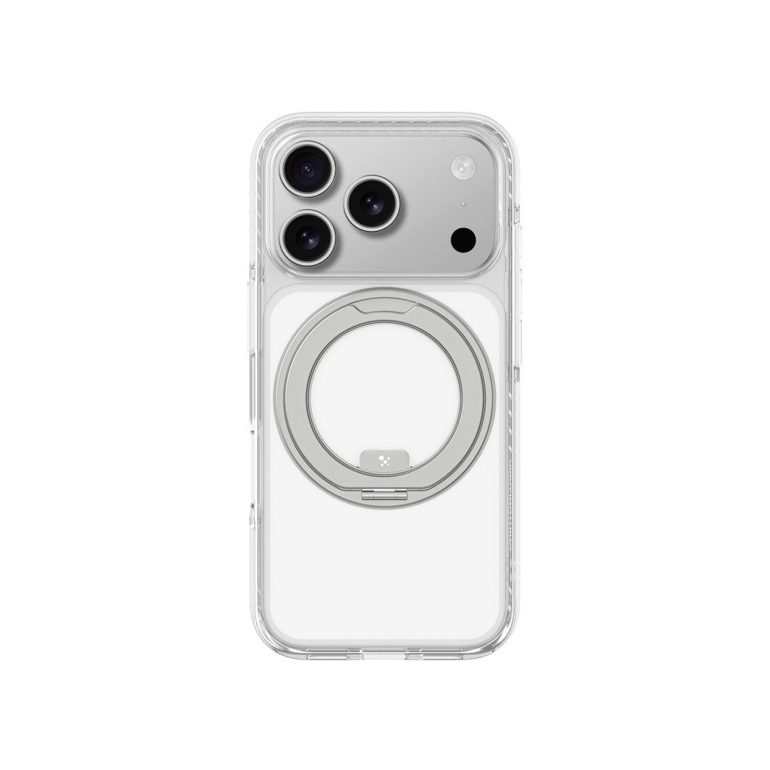 Etui pokrowiec na iPhone 17 Pro Titan Pro MagSpin MagSafe szary