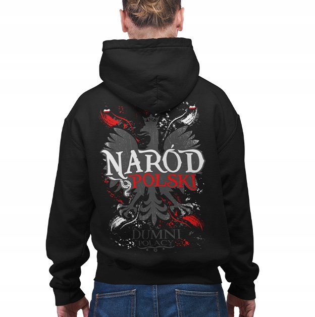 

Bluza Z Kapturem Patriotyczna Naród Polski