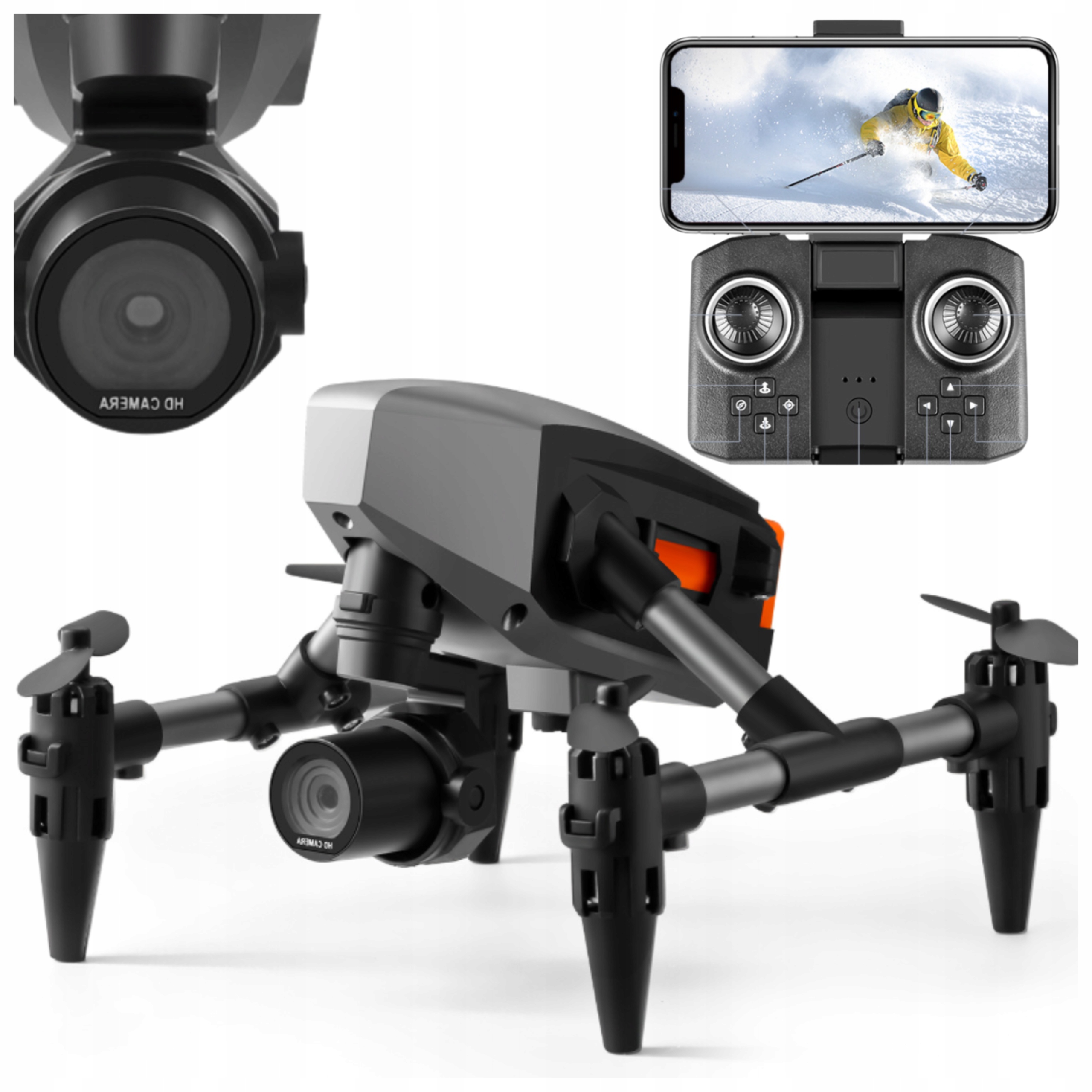 Dron s kamerou Profesionální WiFi aplikace na dálkové ovládání bez povolení