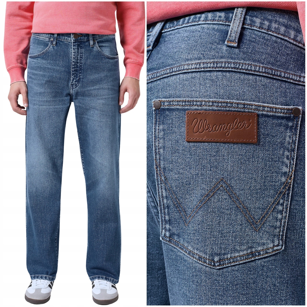 Wrangler Redding Rapture velmi volné jednoduché džínové kalhoty W32 L32