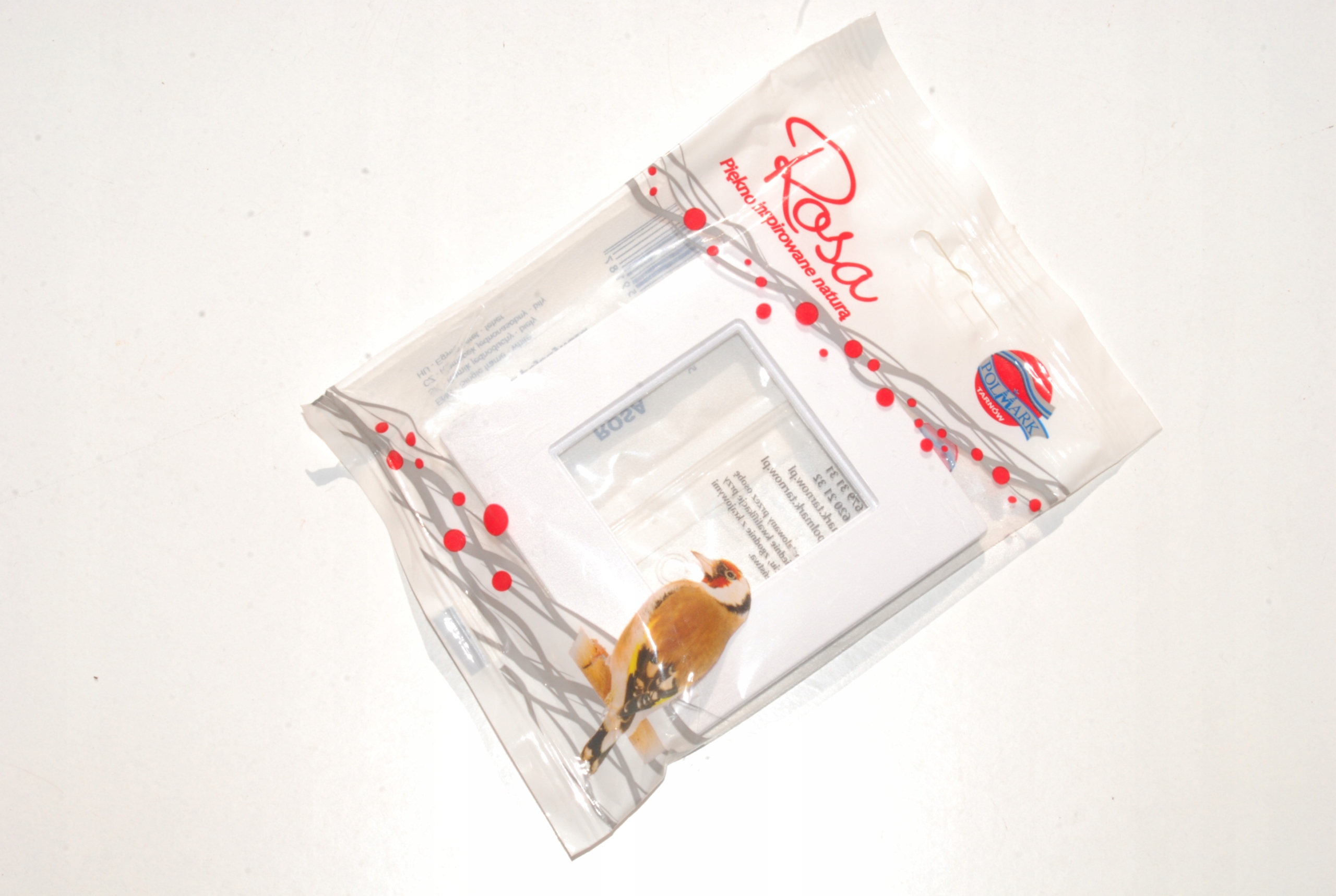 Ramka pojedyncza gniazdka ROSA BIAŁA R-1Q Polmark EAN (GTIN) 5907559859187