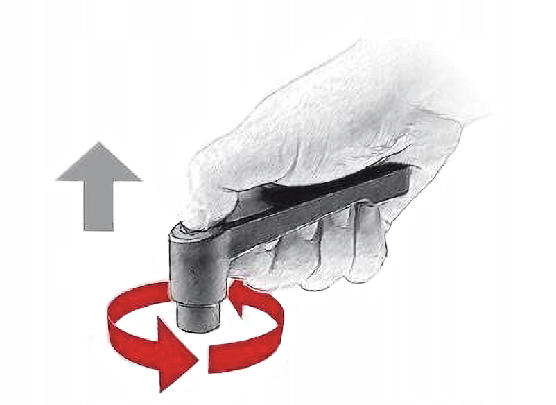 DŹWIGNIA ZACISKOWA CZARNA M8 R65 RĘKOJEŚĆ UCHWYT Marka Backer