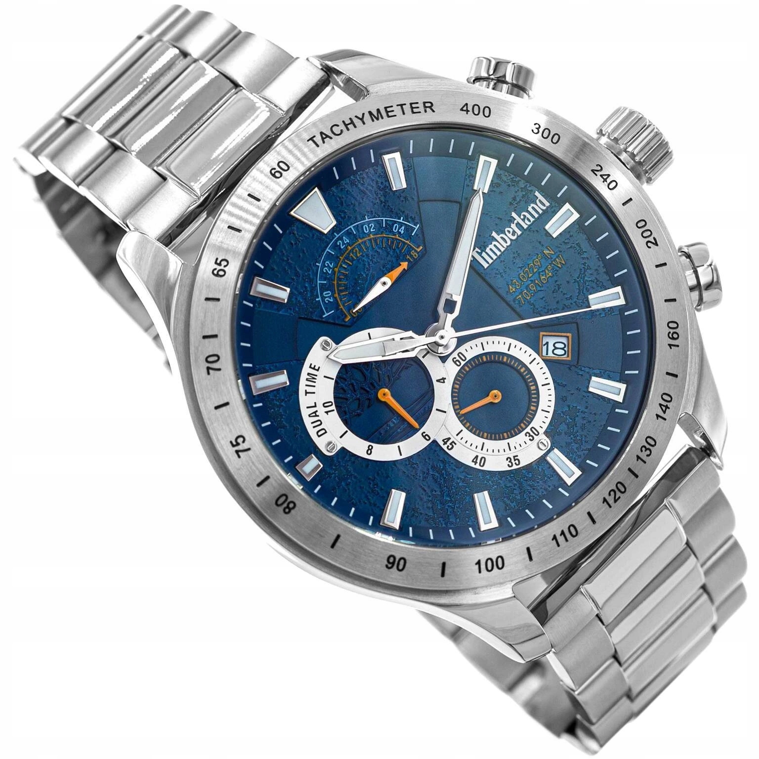 Pánské Hodinky Timberland TDWGK2100205 Nickerson Dual Time