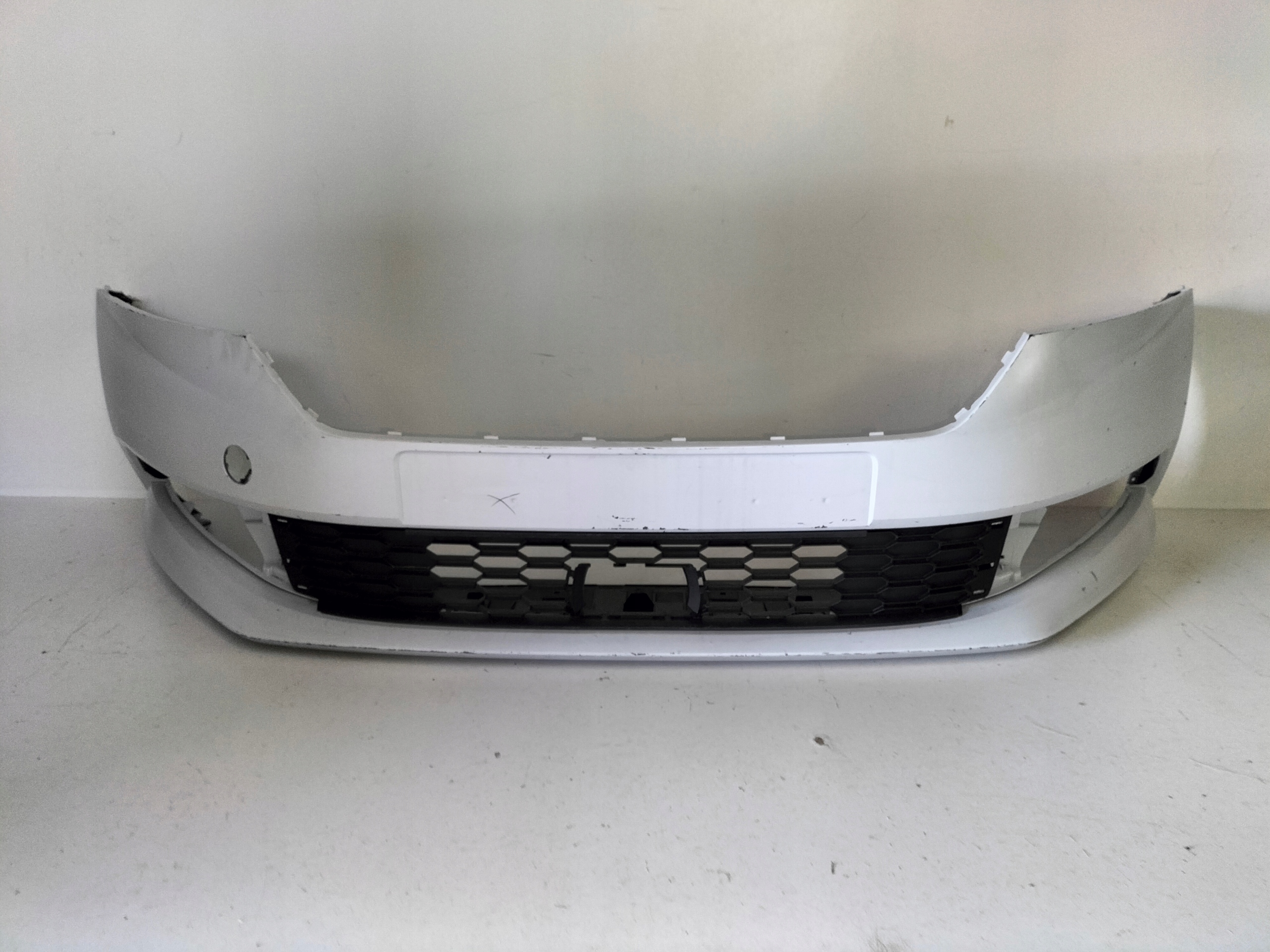 front bumper front SKODA FABIA III LIFT 18