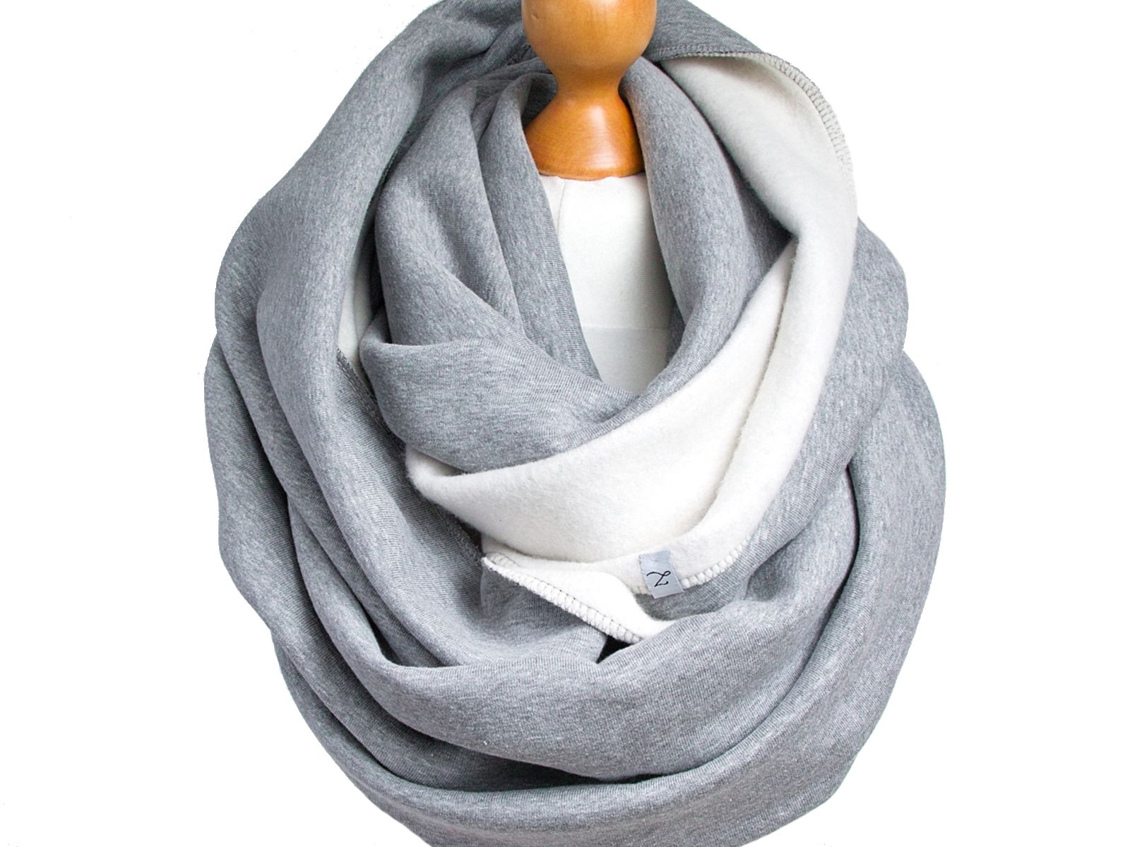 

Zimowy Komin dresowy bawełna - rękodzieło