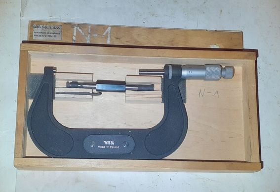 MIKROMIERZ MIKROMETR MIKROMETRY 100-125 VIS 0.01