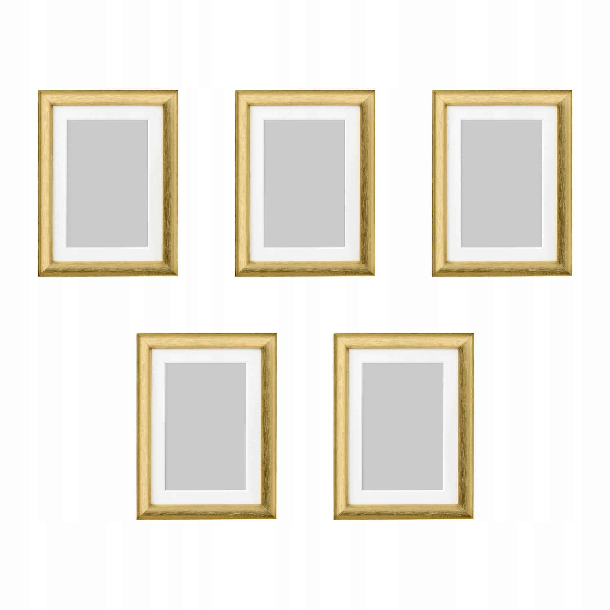 5 ks Rámeček zlatý 13x18 cm Silverhojden elegantní dekorace