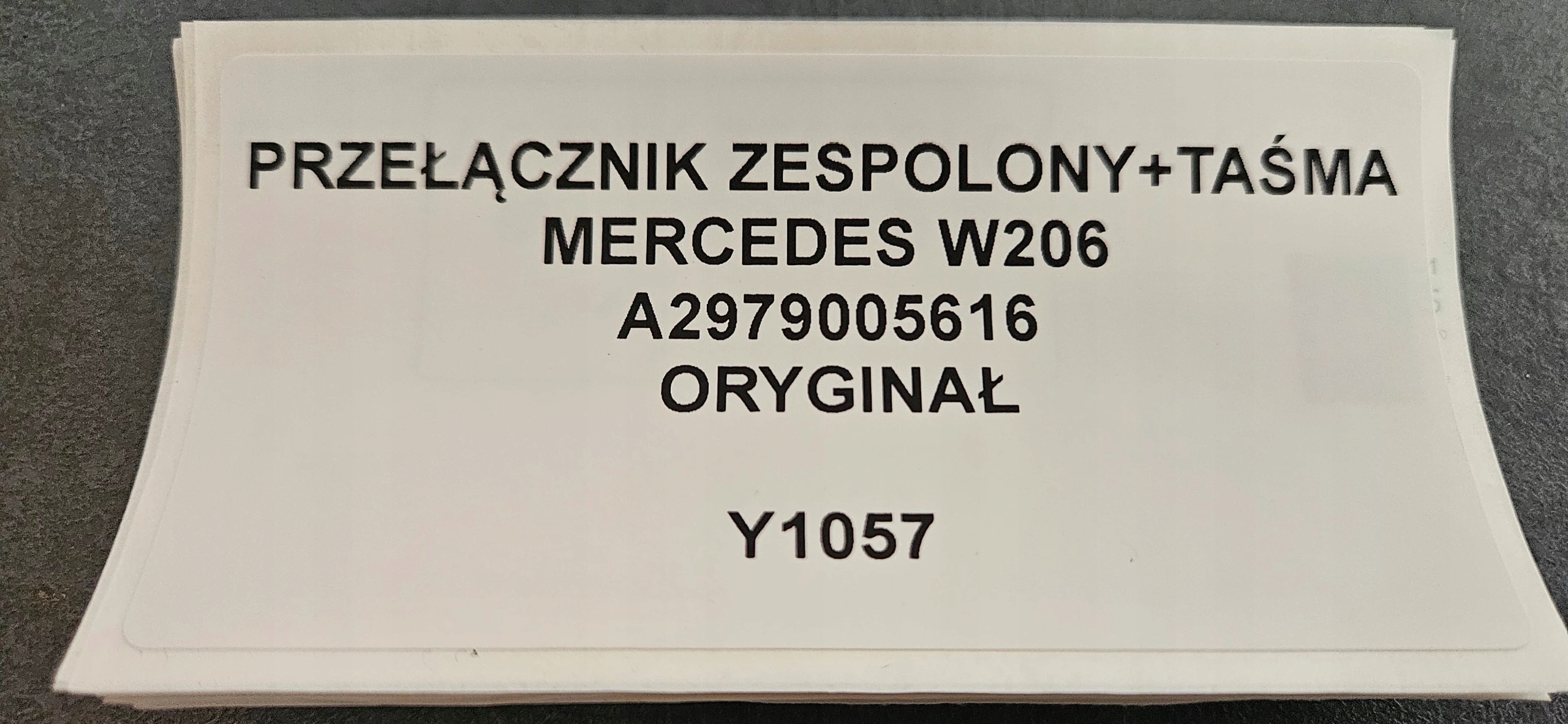 Commodo essuie glace MERCEDES W206 Original