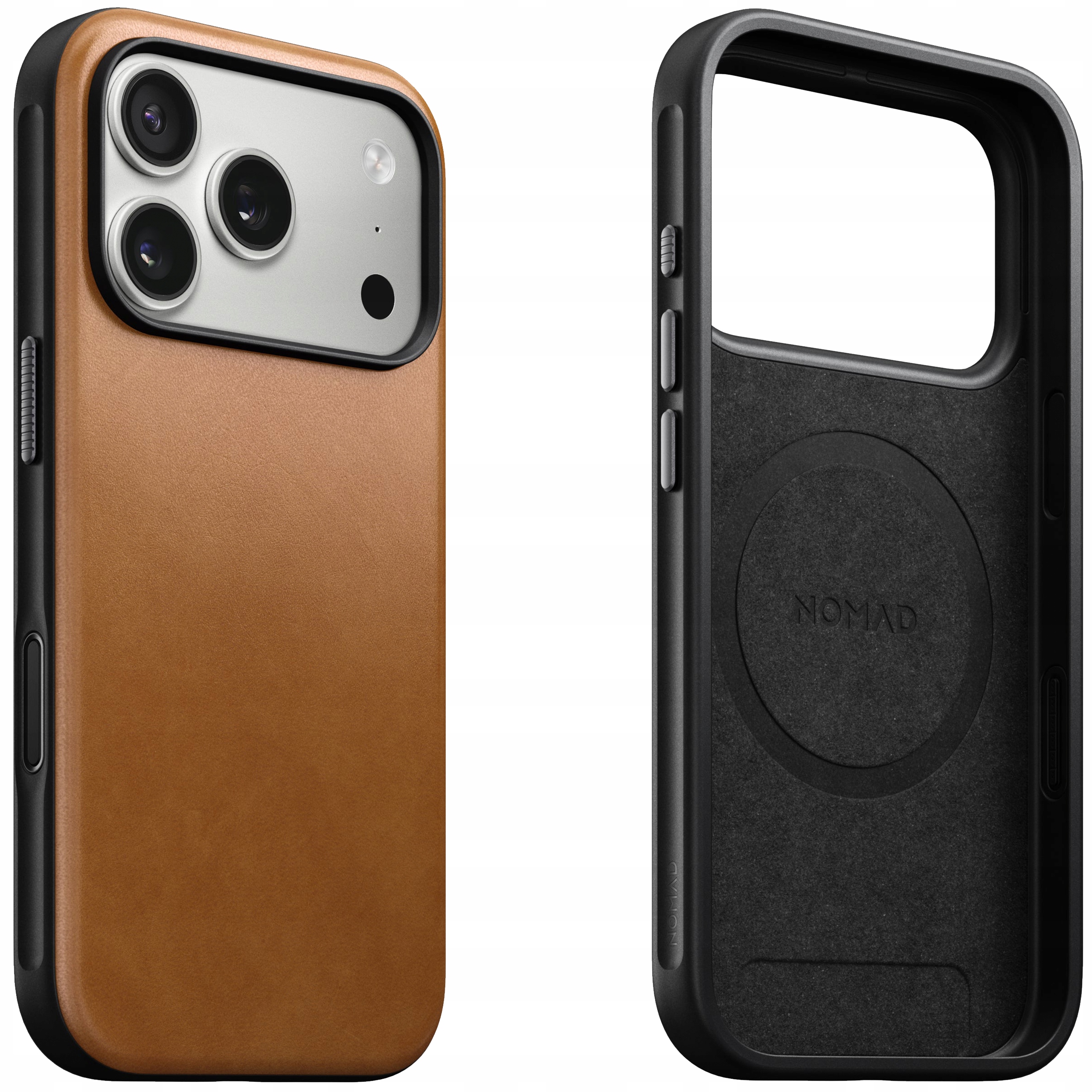 Nomad Modern Leather Case – Pouzdro s MagSafe pro iPhone 17 Pro Cover