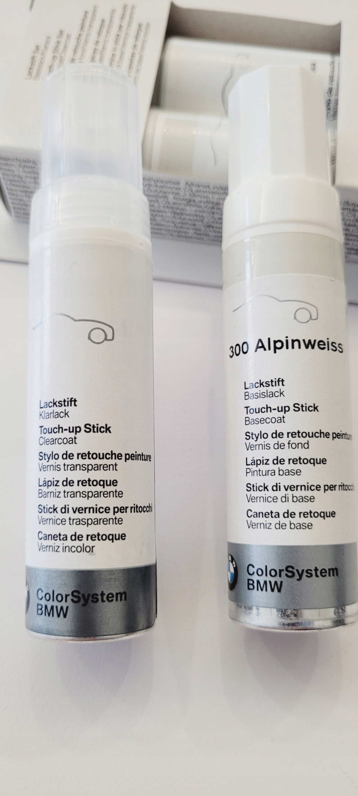 Nowy OE BMW Lakier Zaprawka Alpinweiss 3 (300) EAN (GTIN) 7593658033191