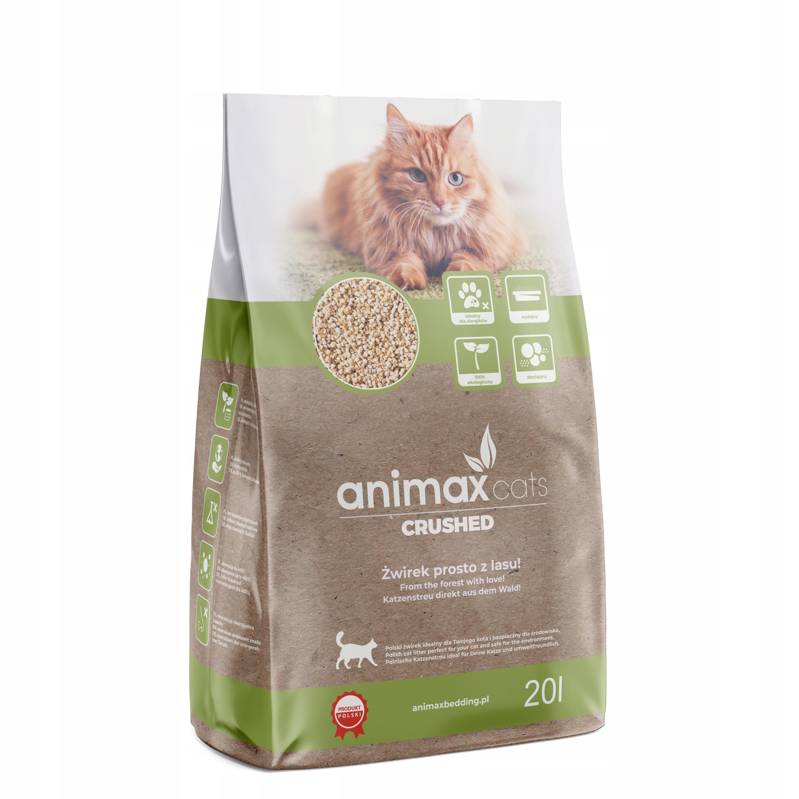 Animax Cats Crushed 20 L NOWE DUŻE OPAKOWANIE! 13978802479 Allegro.pl