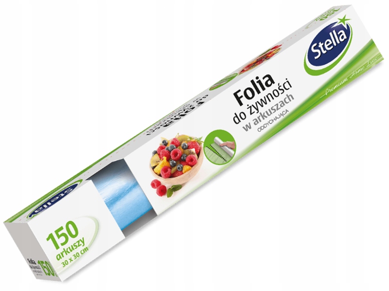 

Stella Folia Do Żywności W Arkuszach X 150 Oddycha