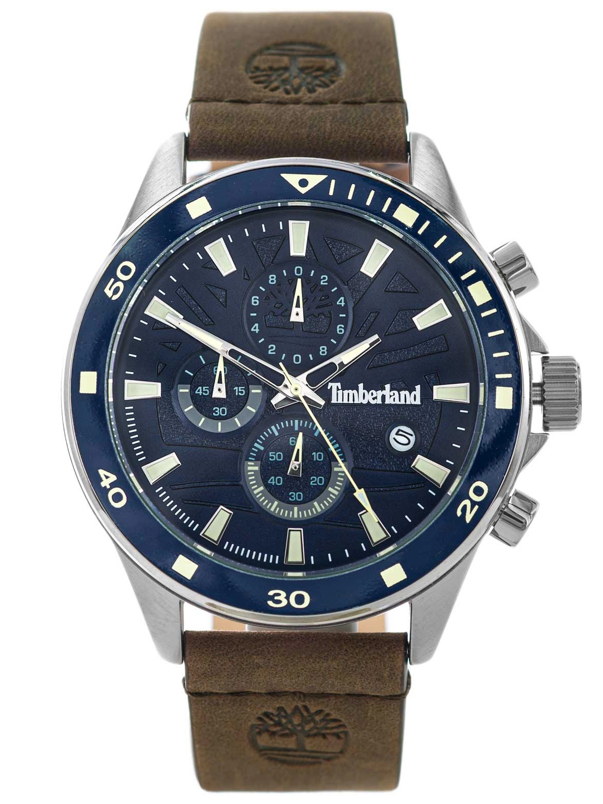 Pánské Hodinky Timberland TDWGC9000402 Hnědé Datumovka Dárek Pro Kluka