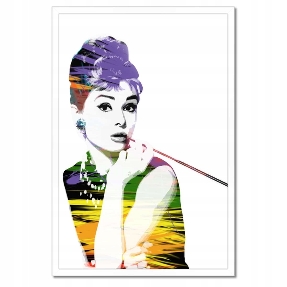 Plakáty v rámu 40x60 Audrey Hepburn Cigaretka